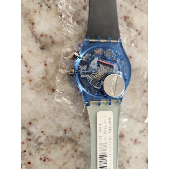 Vintage Swatch Loomi watch "Bleep" GN904. Rare working Loomi backlight. New - Picture 12 of 13